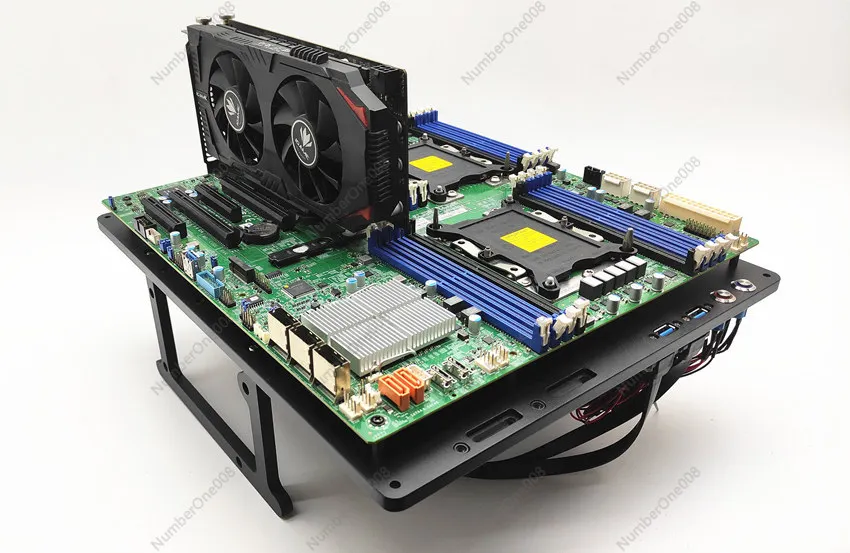 EATX 듀얼 서버 마더보드 오픈형 테스트 벤치 풀 알 - Aluminum Open Frame Test Bench Water Cooling 리뷰 및 가격