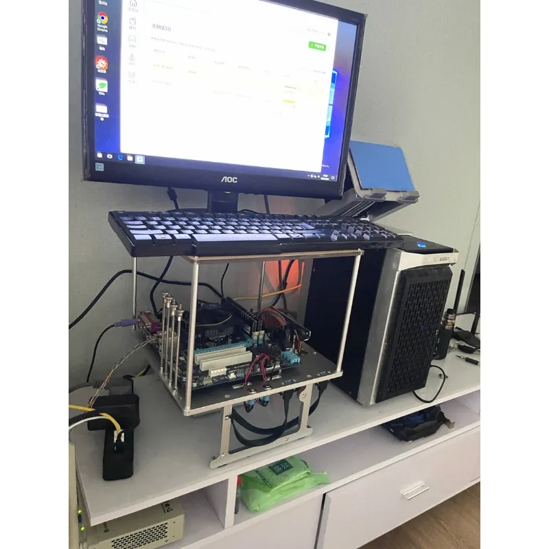 2026 오픈 프레임 알루미늄 컴퓨터 케이스, MATX - Aluminum Open Frame Test Bench Water Cooling 리뷰 및 가격
